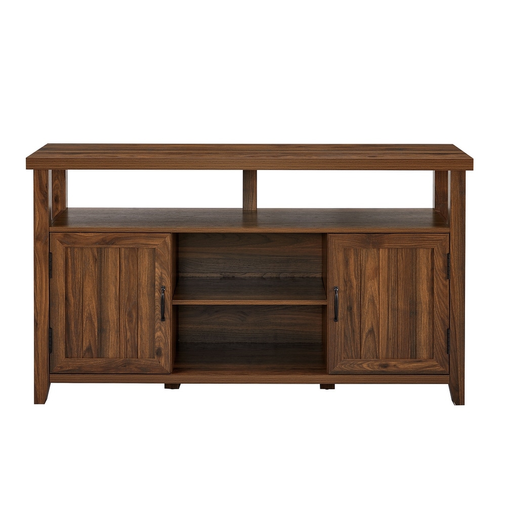 Middlebrook 58 inch Groove Door Highboy TV Stand