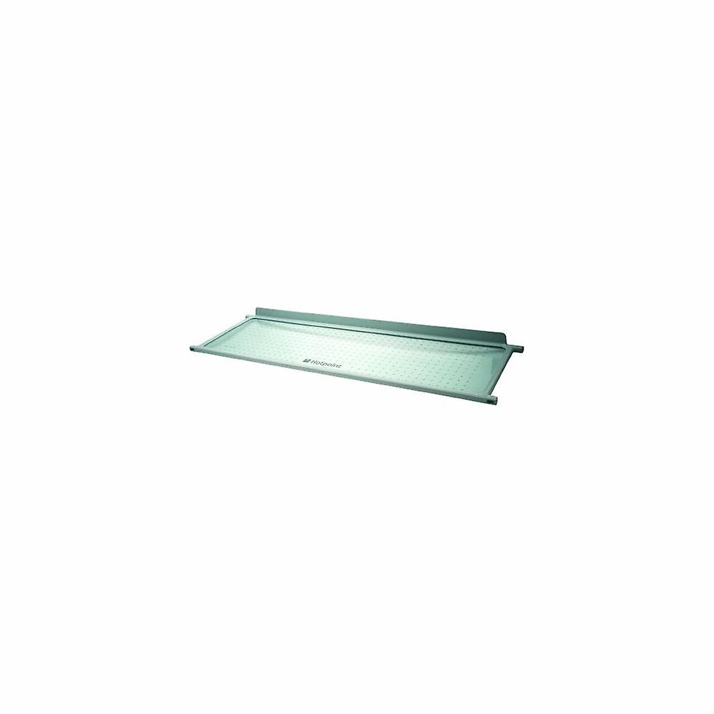 Glass Shelf Rear 489x144x25 Rohs for Hotpoint Fridges and Freezers