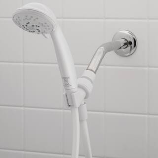 Glacier Bay Shower Arm Mount in White 3075-533