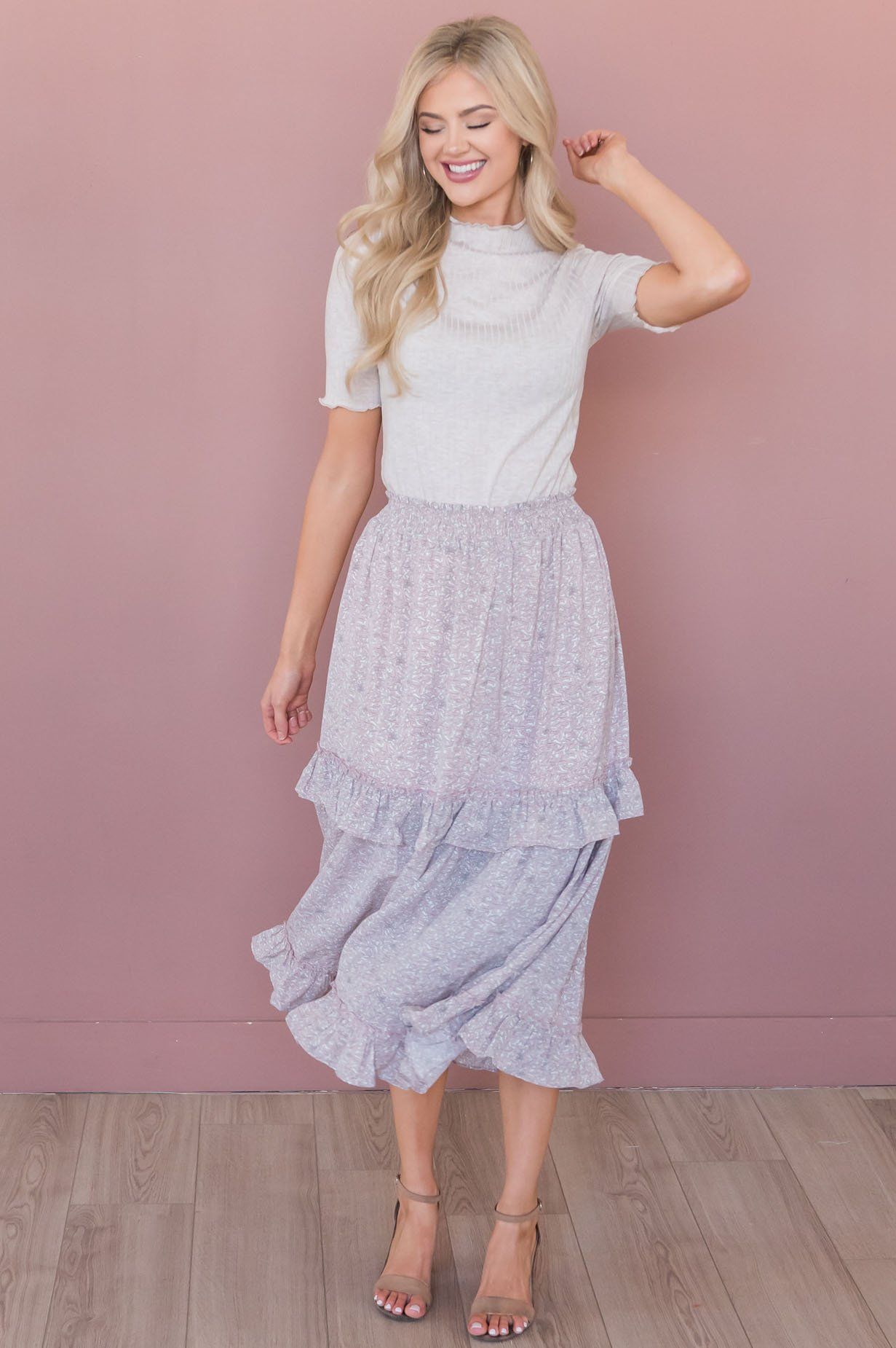 Delightful Day Modest Skirt