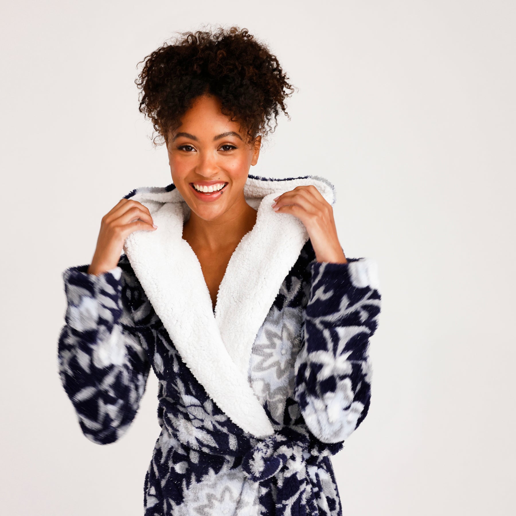 Plush Shimmer Cozy Life Robe