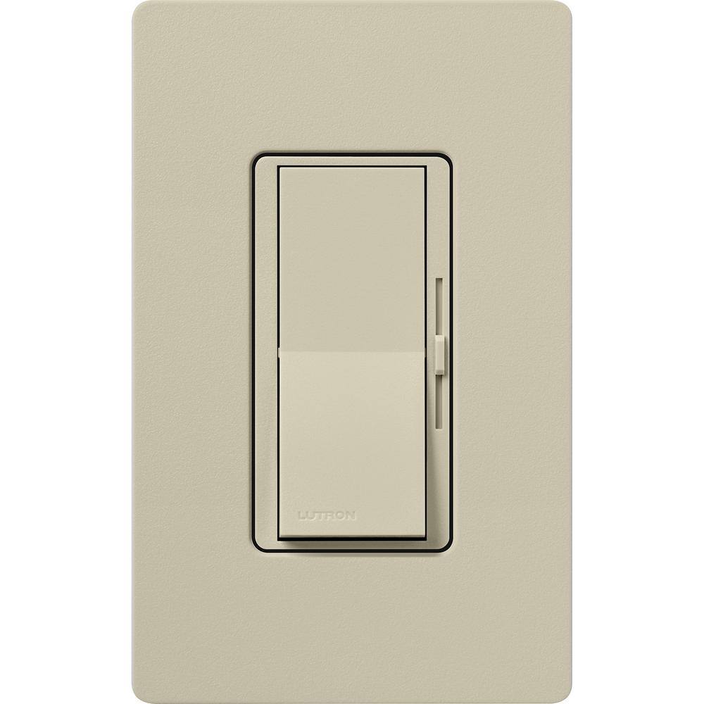 Lutron Diva LED+ Dimmer Switch for Dimmable LED and Incandescent Bulbs 150-WattSingle-Pole or 3-Way Clay (DVSCCL-153P-CY) DVSCCL-153P-CY