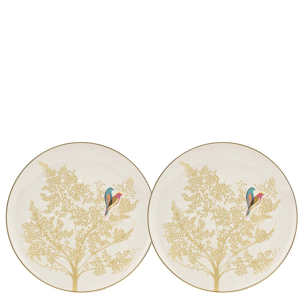 Chelsea Cake Plate Set of 2 Light Grey