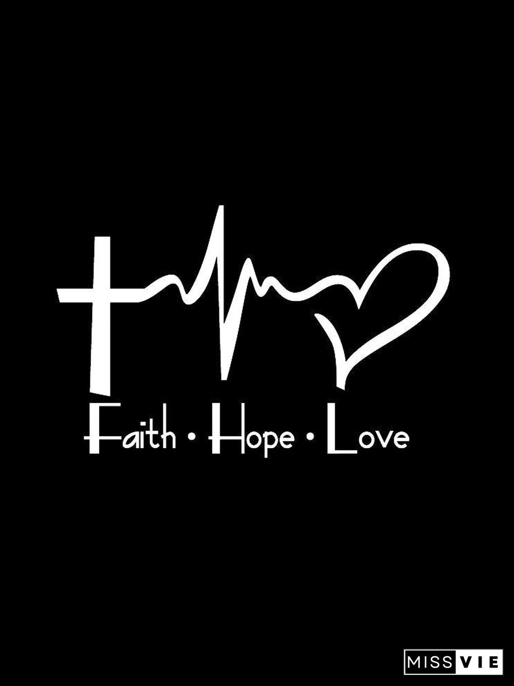 Faith Hope Love V-neck Tank Top