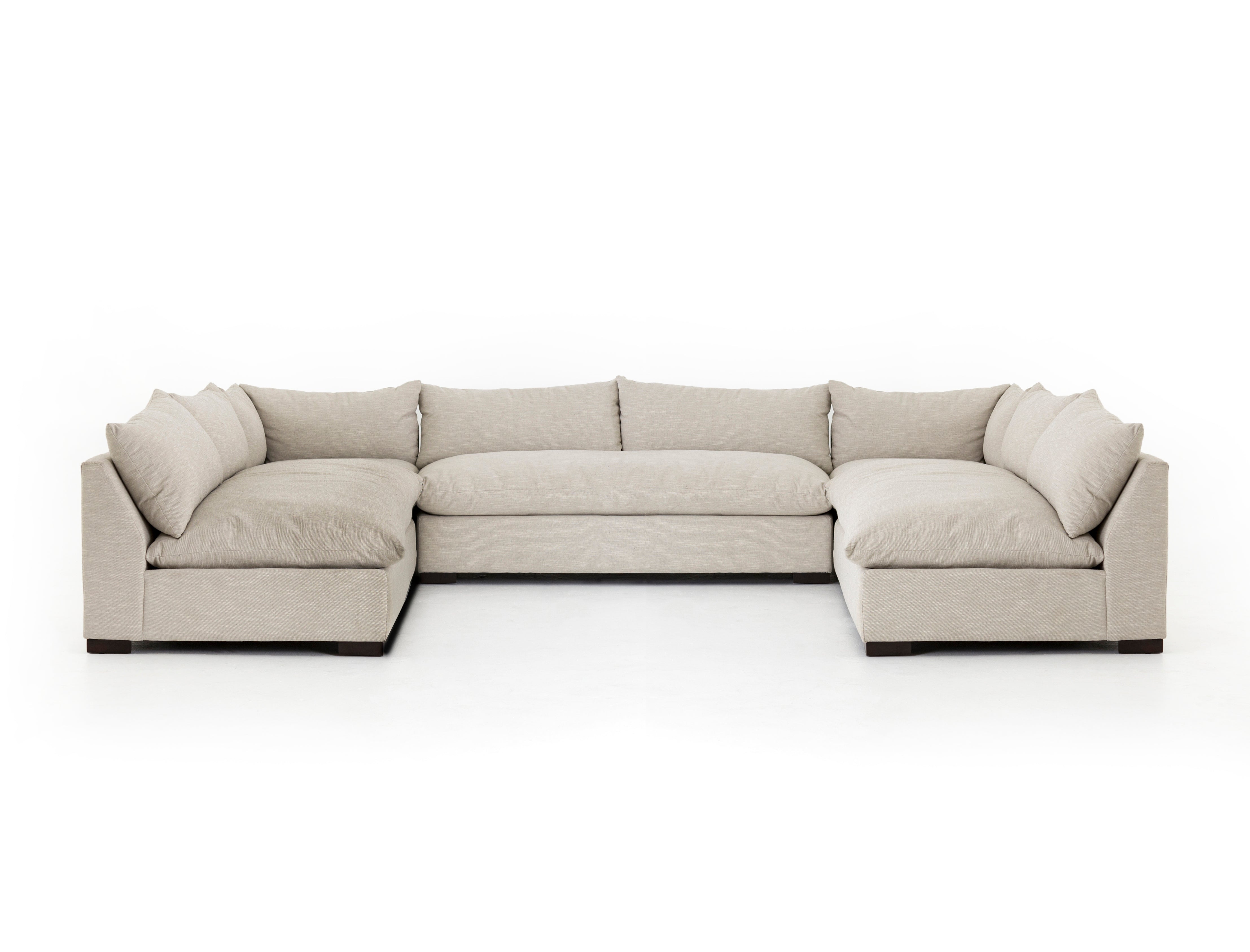 Grant Five Piece Sectional in Ashby Oatmeal