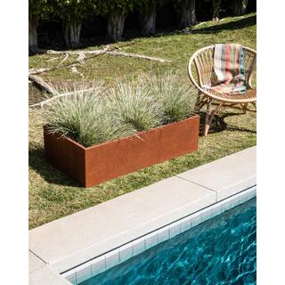 Veradek 2 ft. x 4 ft. Metal Corten Steel Garden Bed GBVRECS