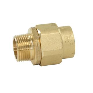 HOME-FLEX 34 in. CSST x 34 in. MIPT Brass Male Adapter 11-436-007