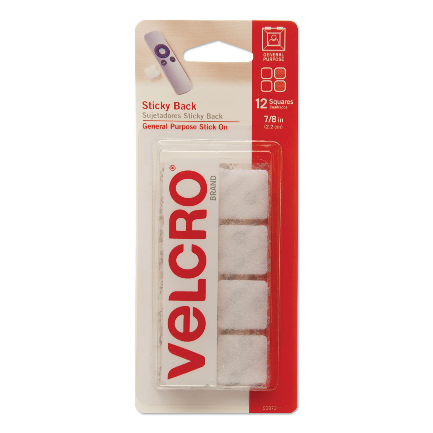 Sticky-Back Fasteners by VELCROandreg; Brand VEK90073