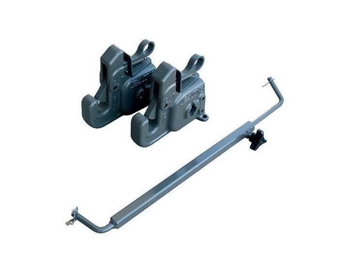 Pats Category 1 Premium 3 Point Quick Change Hitch with Bar - 102ST