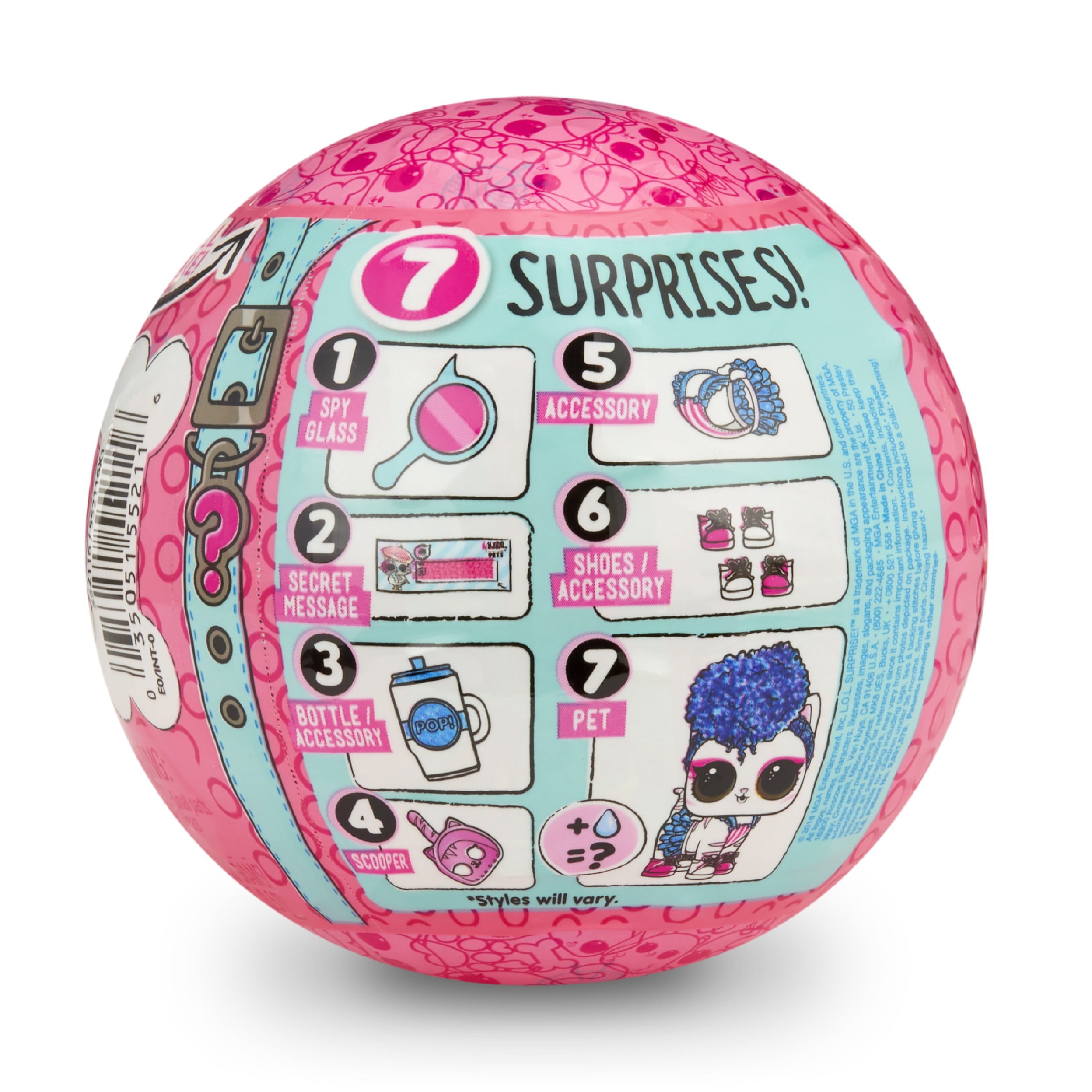 LOL Surprise Pets Ball- Series 4-2A - Toys for Girls Ages 4 5 6+