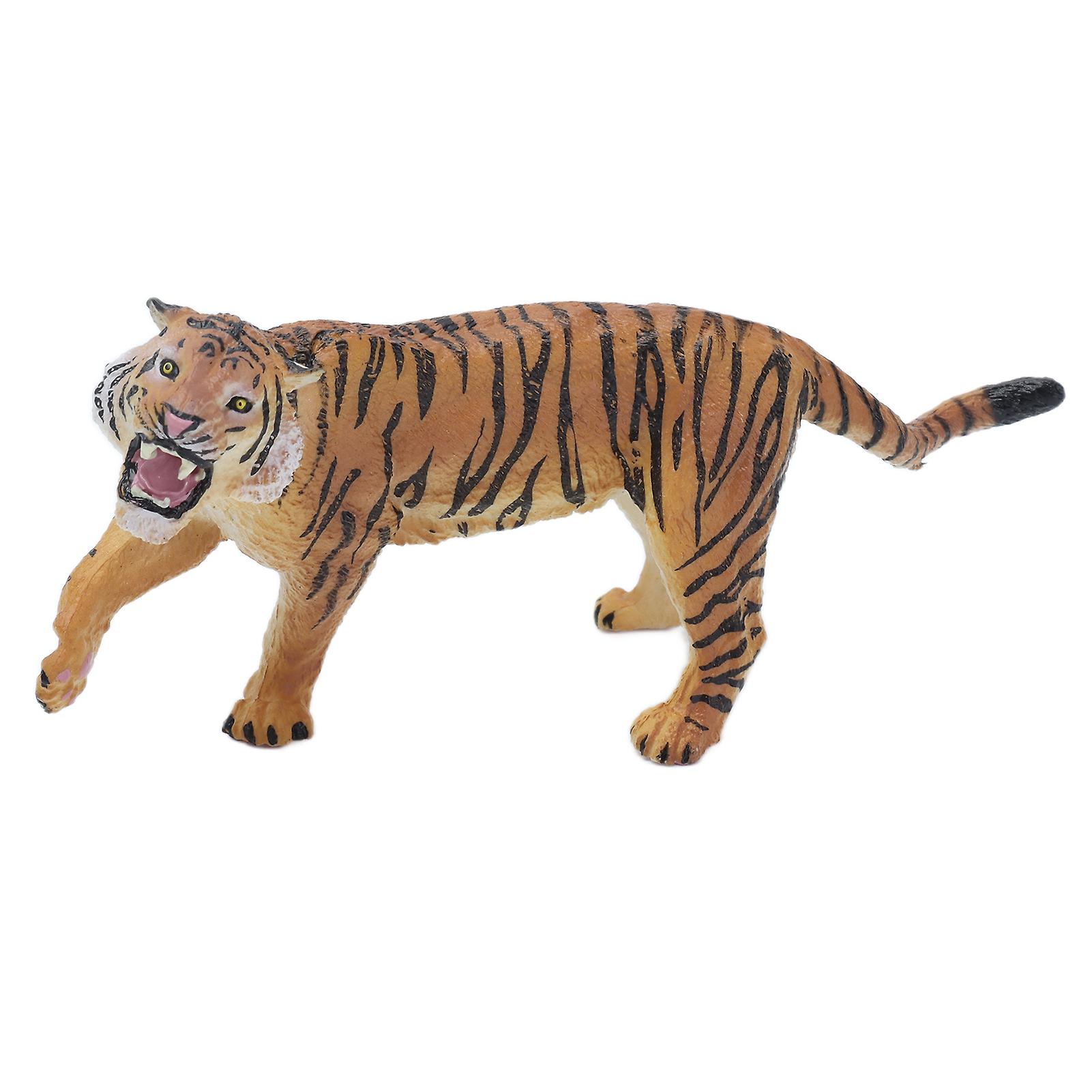 Tiger Figurine Lightweight Portable Compressive Impact Resistance Lifelike Animal Tiger Modeltigress