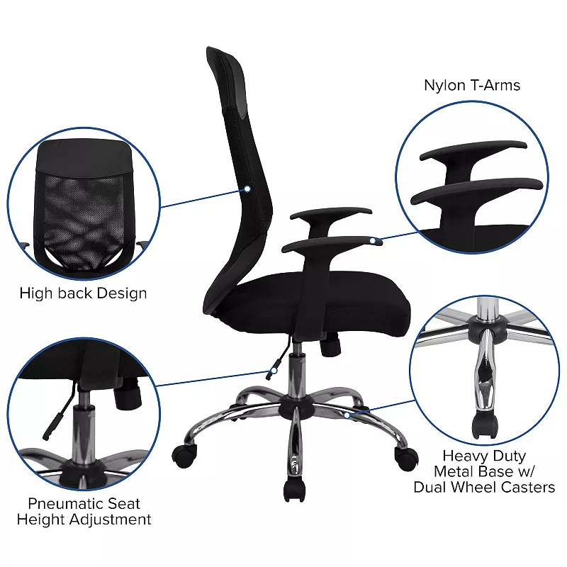 Flash Furniture Noreen Swivel Office Chair