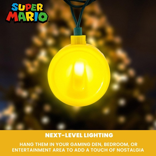 Super Mario Bros Coin String Lights