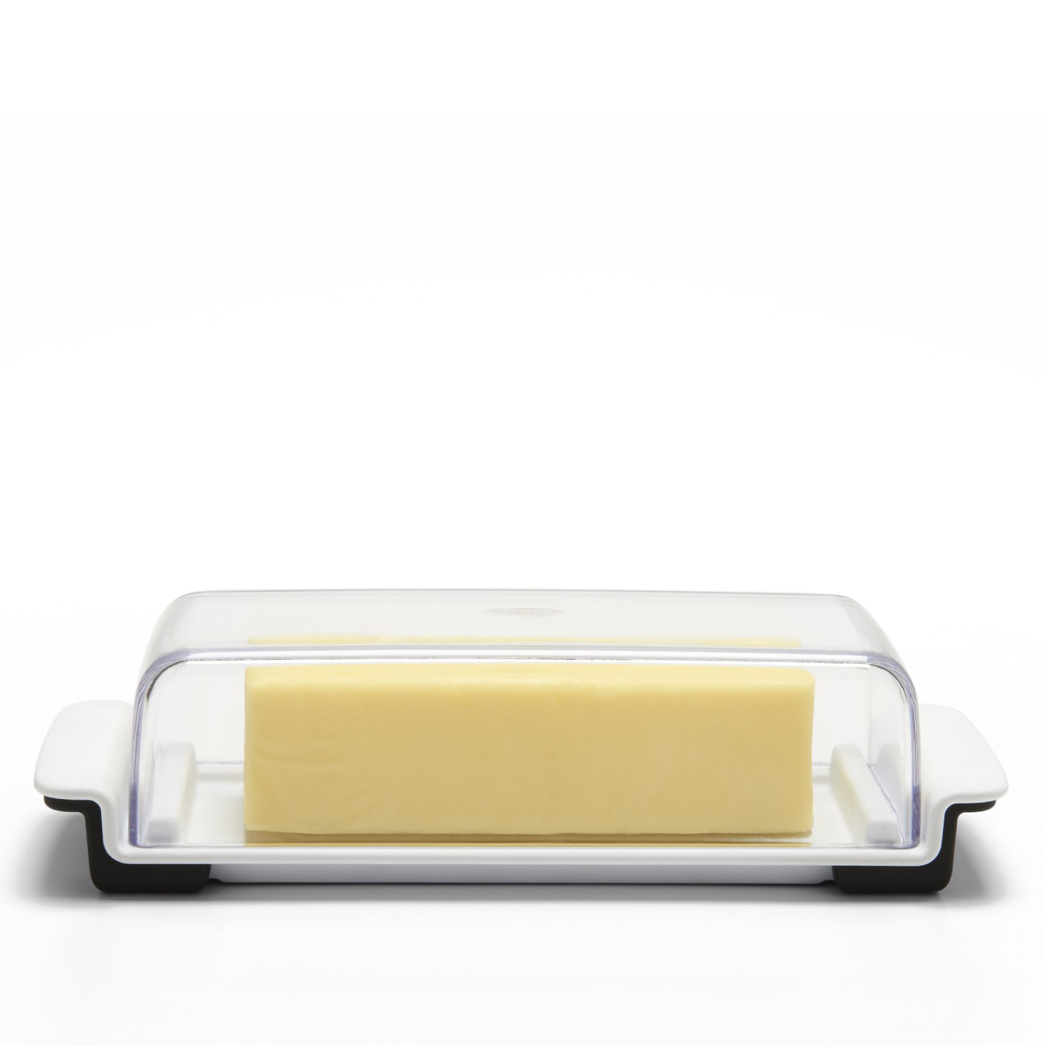 OXO 11122500 Good Grips Butter Dish， White/Clear