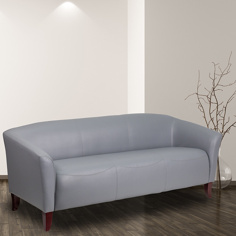 HERCULES Imperial Series Gray LeatherSoft Sofa   Transitional   Sofas   by First of a Kind USA Inc  Houzz