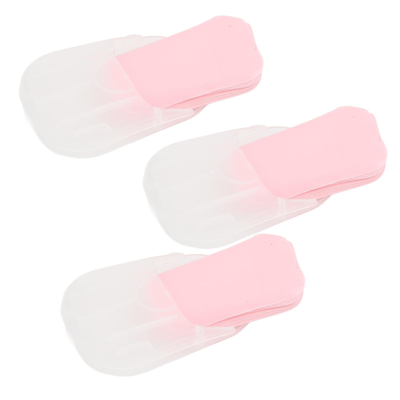 Soap Slice Sheets Portable Disposable Travel Washing Soap For Hiking Camping Business Trippink