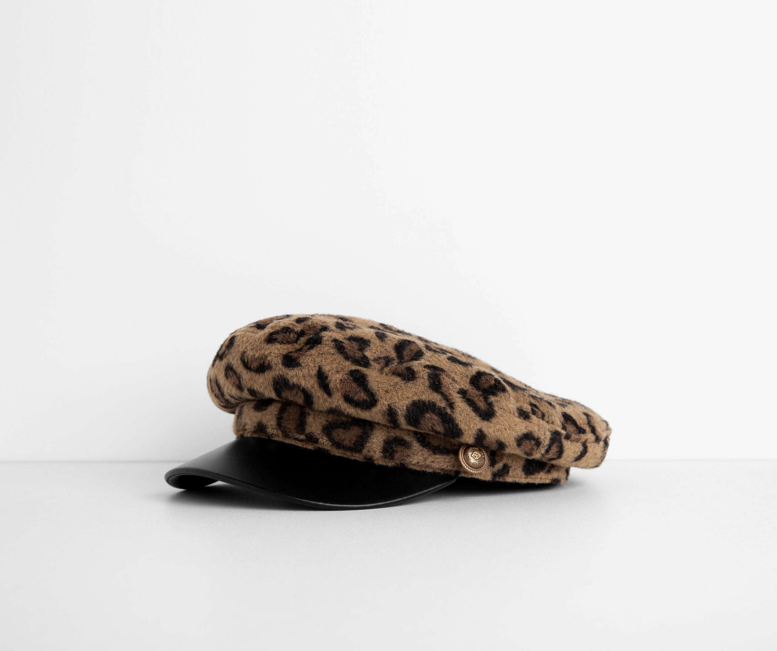 Leopard Cabby Hat