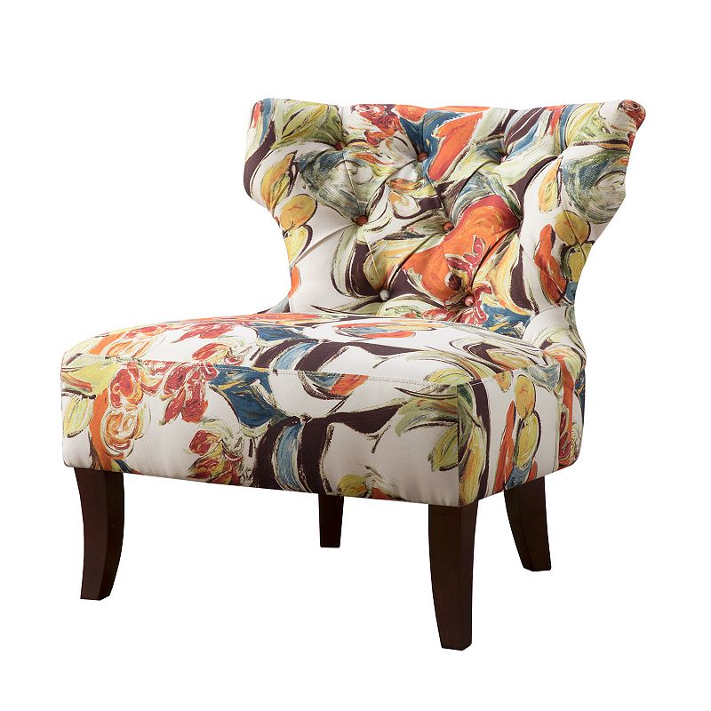 Madison Park Bree Abstract Floral Accent Chair