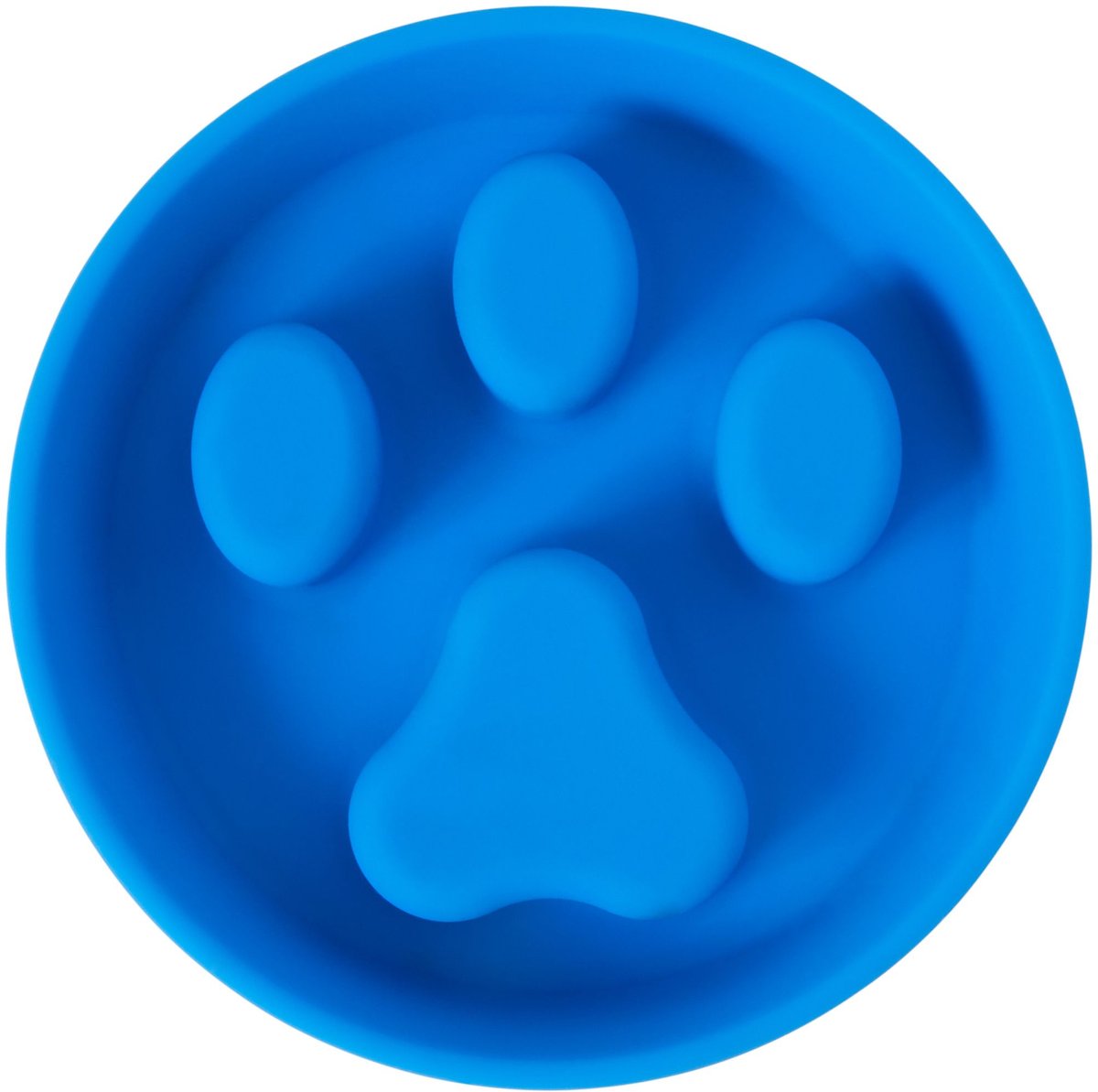 Frisco Silicone Stainless Paw Steel Slow Feeder Dog and Cat Bowl