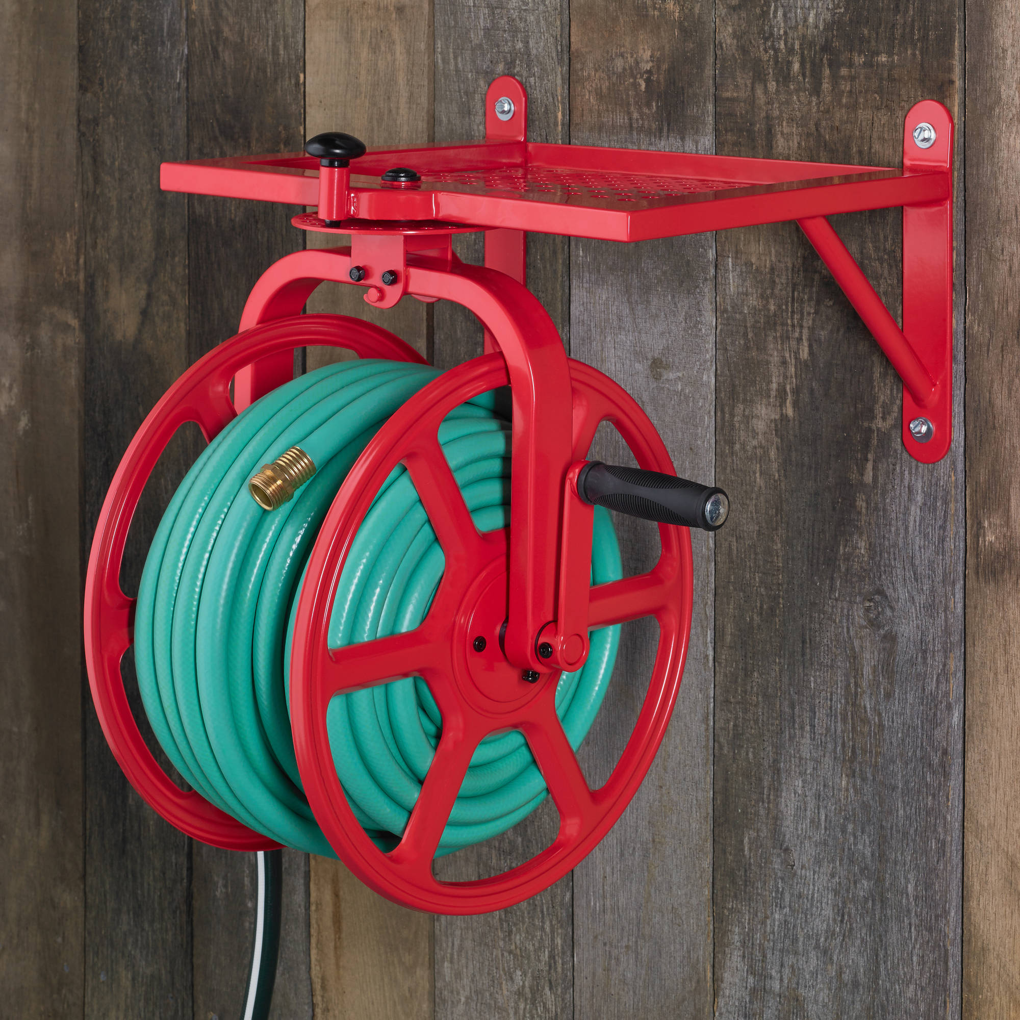 Liberty Garden Revolution Multi Directional Hose Reel， Steel