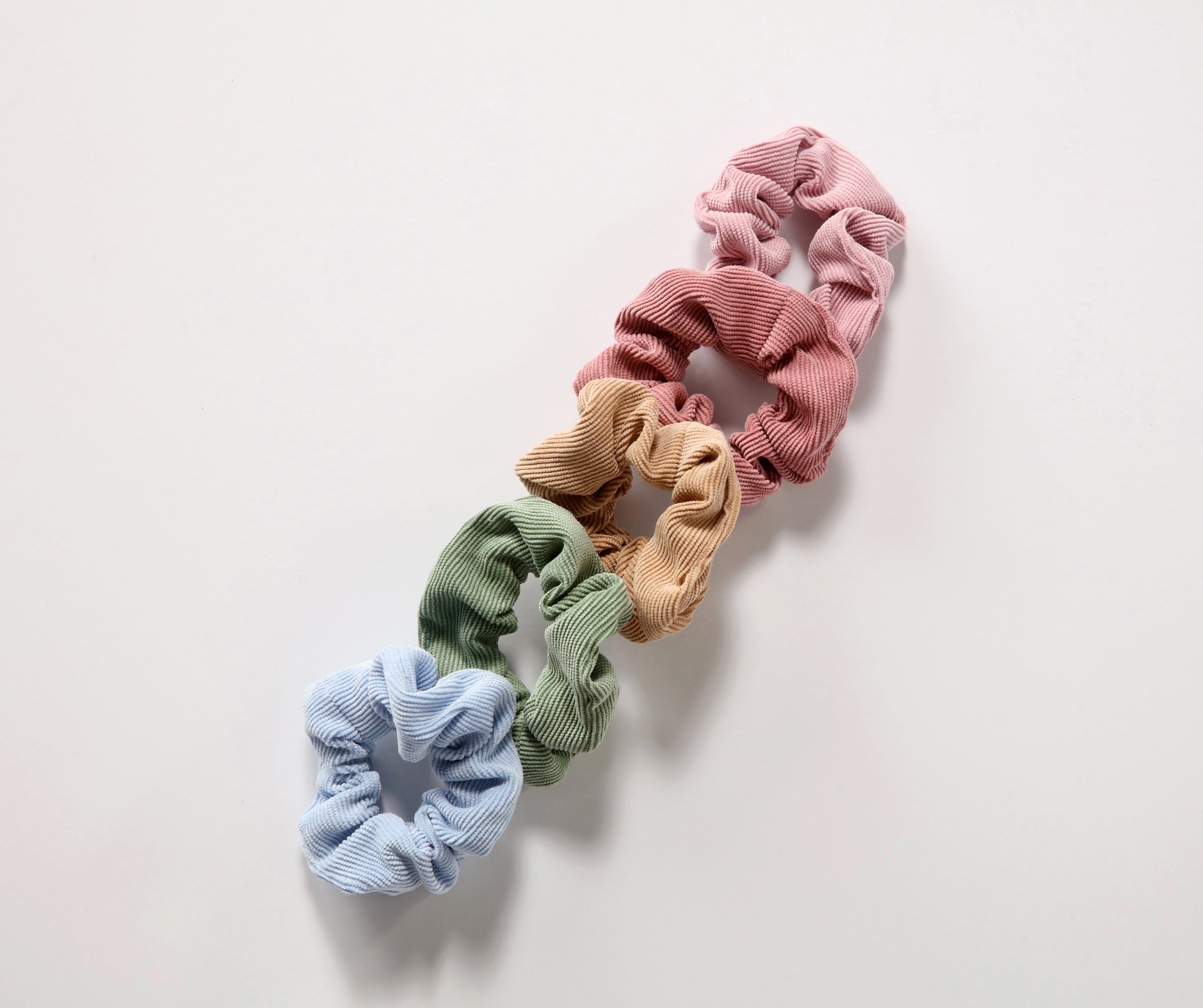 Essential Ribbed Scrunchie Multi Pack