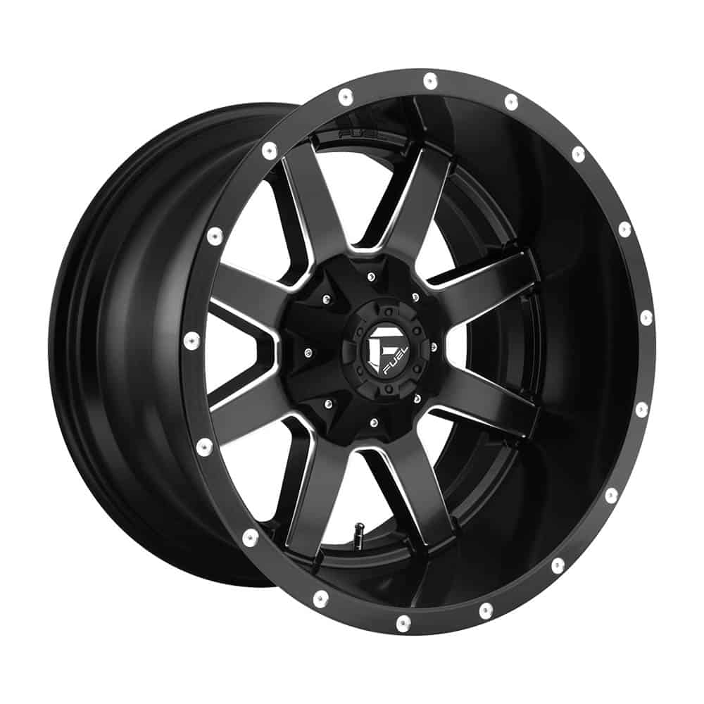 Fuel 1PC D538 MAVERICK D538 22X12 6X135/5.5 MT-BLK-MIL -45MM