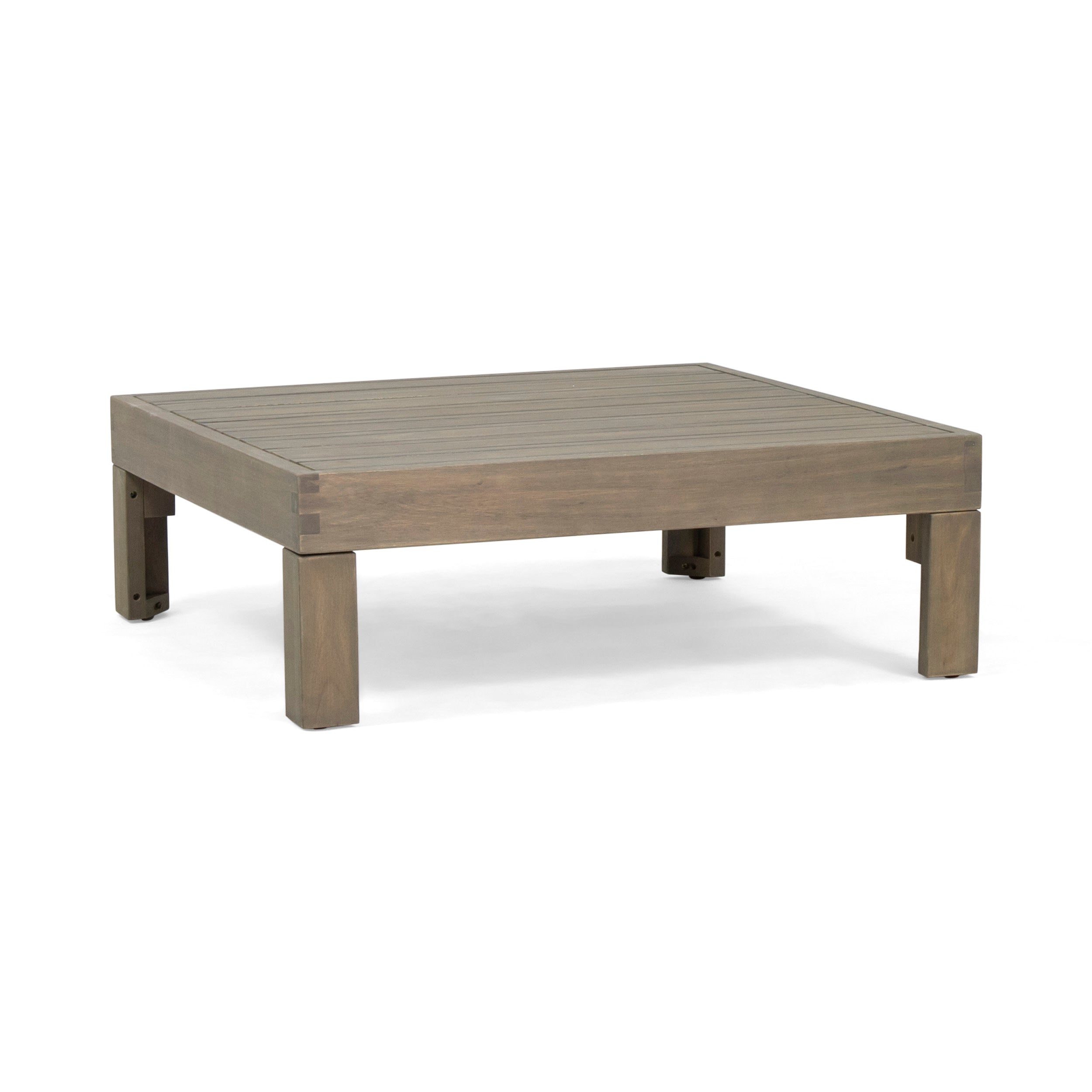 Allegra Outdoor Acacia Wood Coffee Table