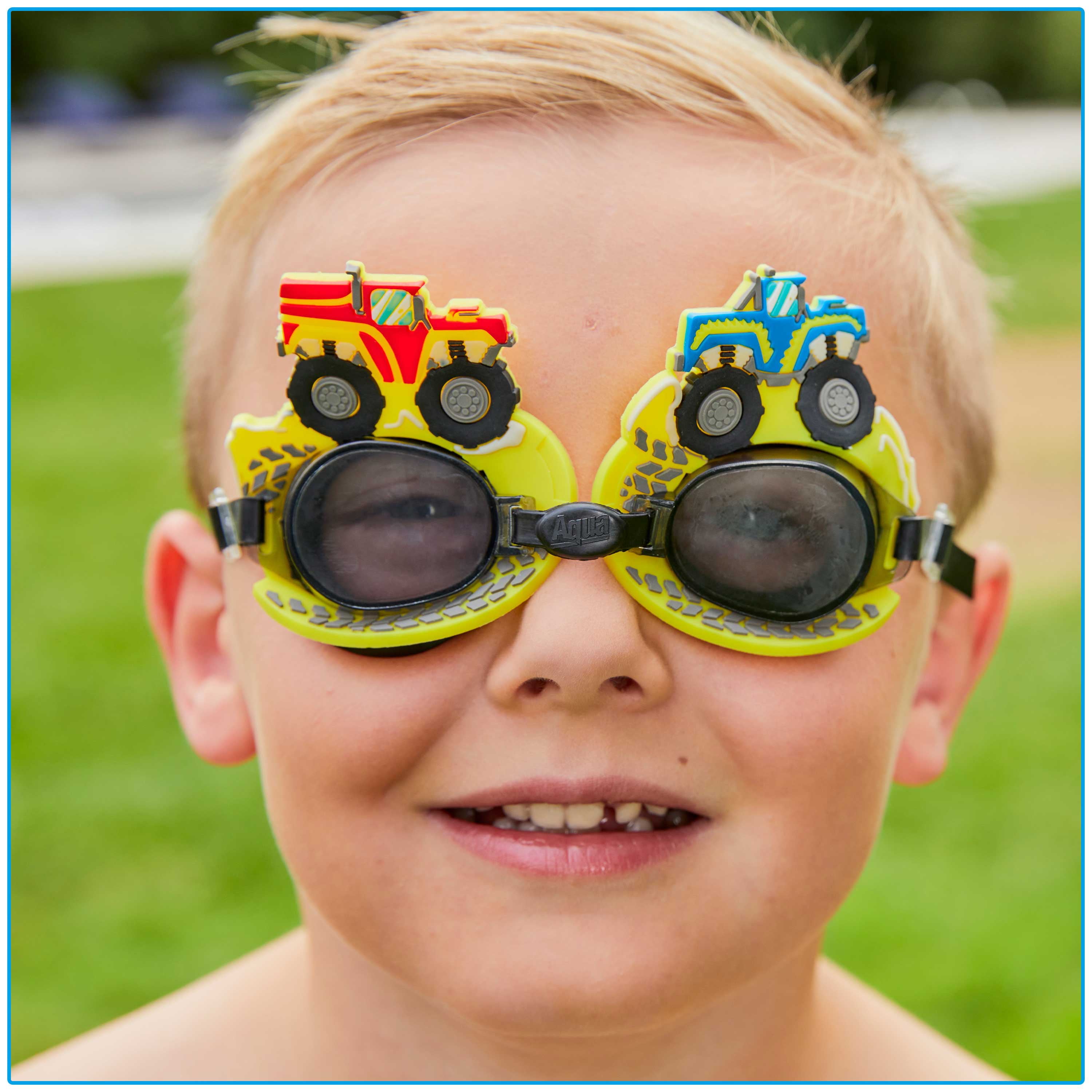 EyePop Transform Boys Swim Goggle Set Including 3 Individual Attachments, for Kids Ages 4 and up