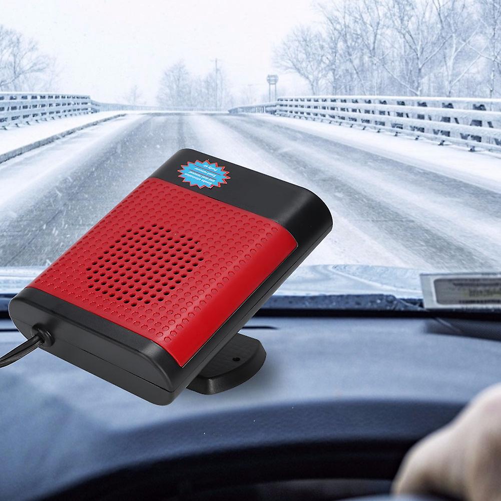 12v 150w Anion Auto Heater Fan Car Windshield Defogger Defroster Demister Machineblack Red
