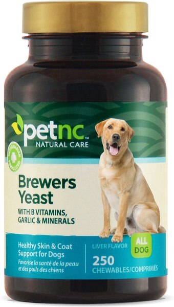 PetNC Natural Care Brewers Yeast Dog Supplement， 250 count