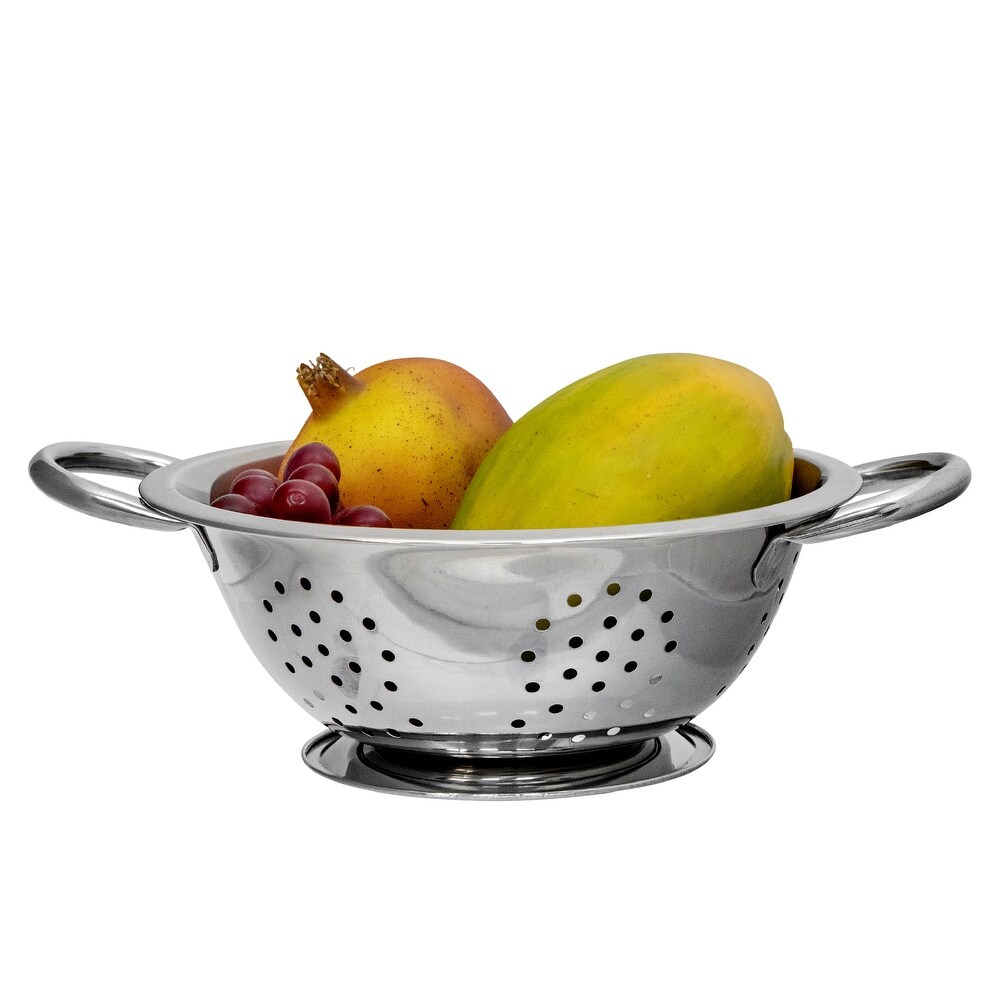 IH Casa Decor Stainless Steel Colander With Handles 8\