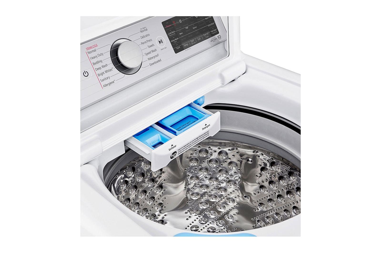 Lg WT7900HWA 5.5 Cu.Ft. Mega Capacity Smart Wi-Fi Enabled Top Load Washer With Turbowash3D™ Technology And Allergiene™ Cycle