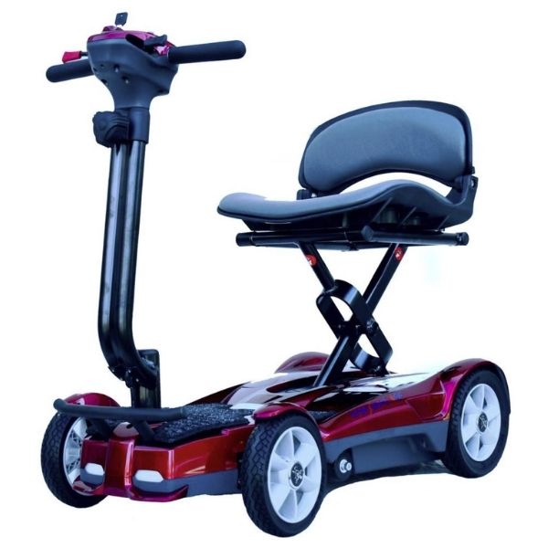 EV Rider Transport AF 4 Wheel Hands Free Folding Mobility Scooter - Lightweight, Travel Approved, Anti Flat Tires For Seniors