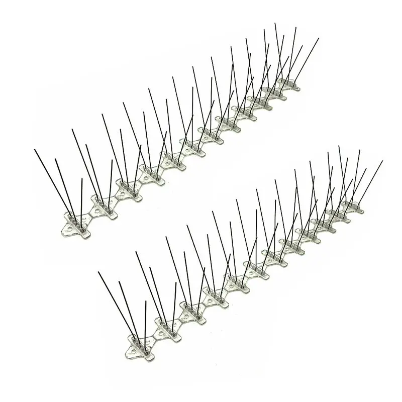 Anti bird spikes Wholesale and easy installation of metal spikes plastic and stainless steel bird spikes