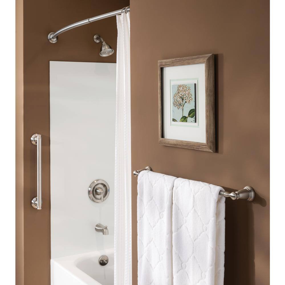 MOEN Banbury 24 in. Towel Bar in Brushed Nickel (2-Pack Combo) TY2624BN-2PK