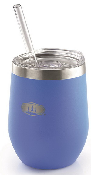 G S I Outdoors 63352 Glacier Ss Tumbler Blue Aster...