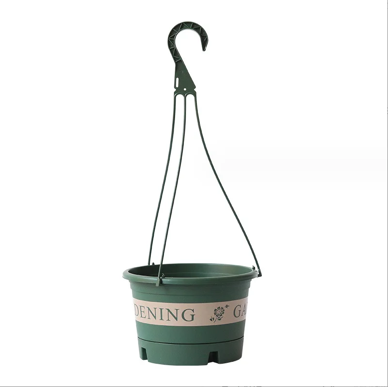 Garden Supplies Hanging Flower Pots Plastic Flower Pots Hanger Plant Gardening Planter Pots