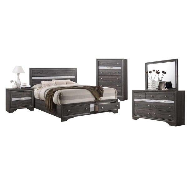 Best Quality Furniture Catherine and David 5 Piece Bedroom Set - - 28437675