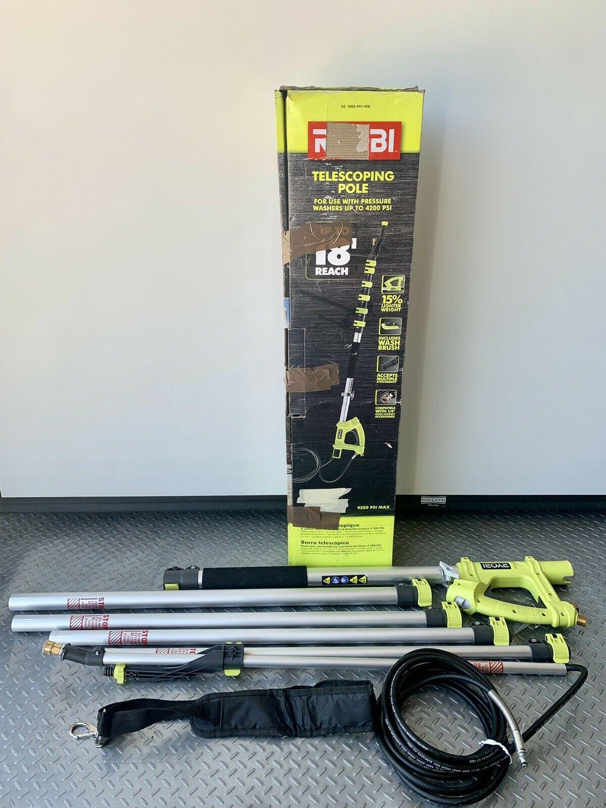 RYOBI RY31EP26 18 ft. Extension Pole  for Pressure Washer up 4200psi