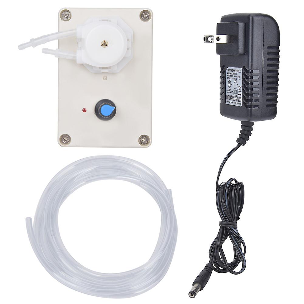 Industrial Peristaltic Liquid Pump Adjustable Flowing Dosing Pump Us Plug 110-240v