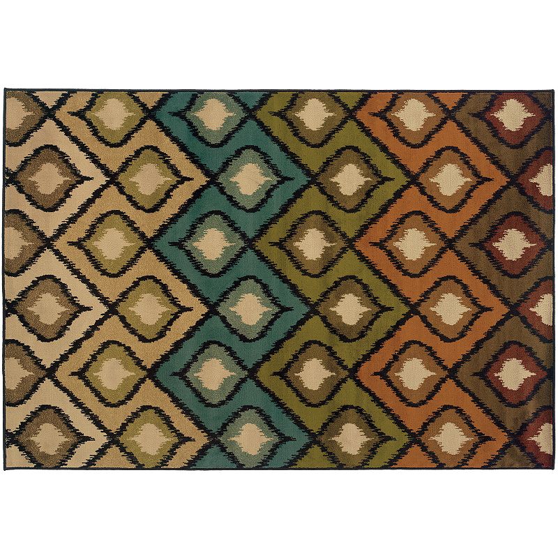 StyleHaven Elliott Beige Geometric Rug