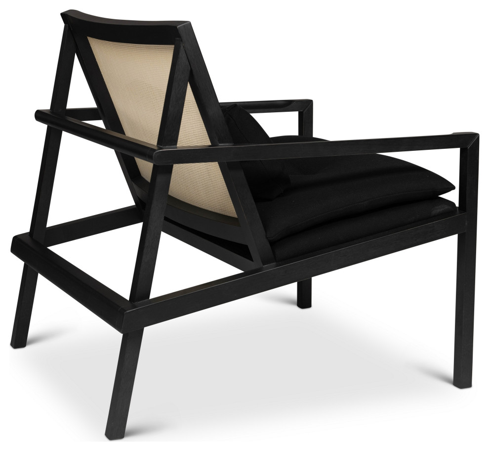 Modern Brazilian  Barra  Cane Lounge Chair   Tropical   Armchairs And Accent Chairs   by Urbia  Houzz