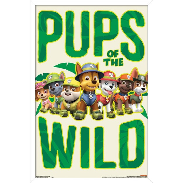 Trends International Nickelodeon Paw Patrol Wild Framed Wall Poster Prints