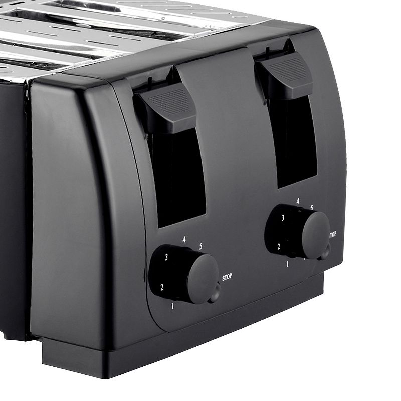 Brentwood Cool Touch 4 Slice Toaster in Black