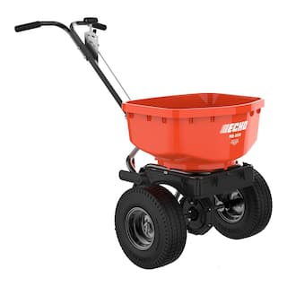 ECHO 85 lbs. Capacity Winter Stainless Steel Pro Broadcast Spreader for Rock Salt and Ice Melt with Hopper Grate and Cover RB-85W