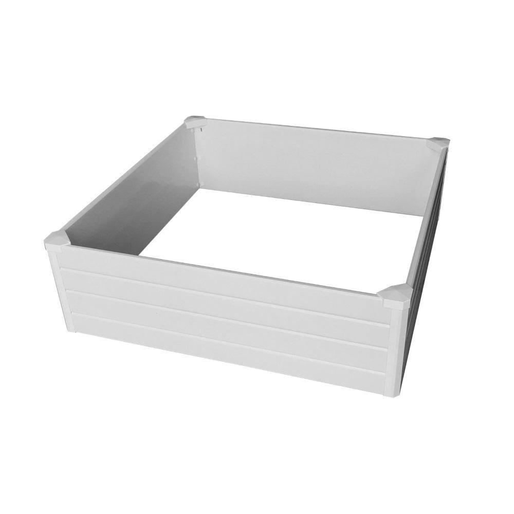 Nuvue Deluxe Raised PVC Garden Bed - White 26003