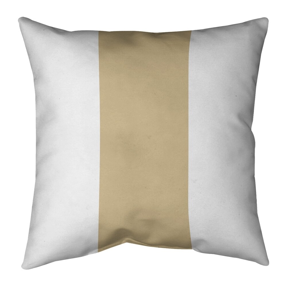 New Orleans New Orleans Football Stripes Pillow (Indoor/Outdoor)