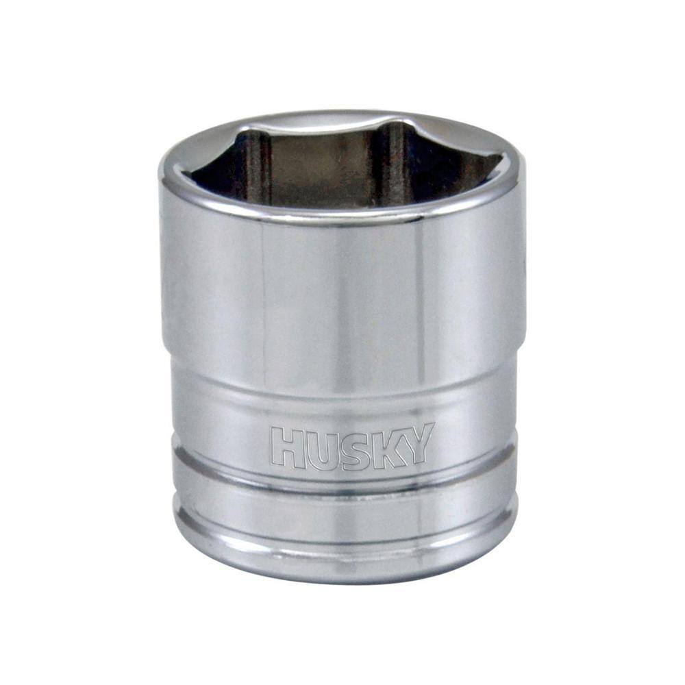 Husky 38 in. Drive 34 in. 6-Point SAE Standard Socket H3D6P34