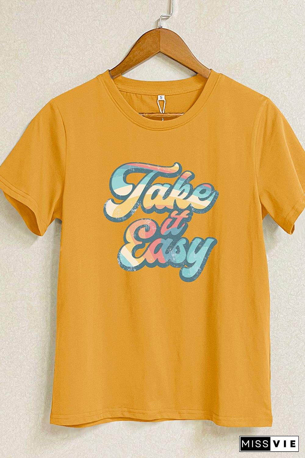 Take It Easy Graphic T-Shirt Wholesale