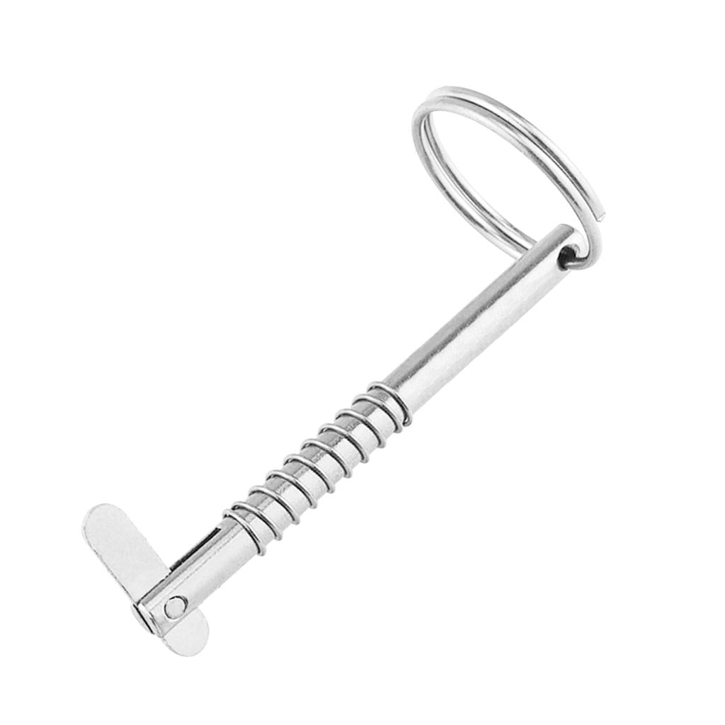 Marine Release Pin 316 Stainless Steel for Boat Bimini Top Deck， Hinge Marine Hardware， 5x76mm， Strong